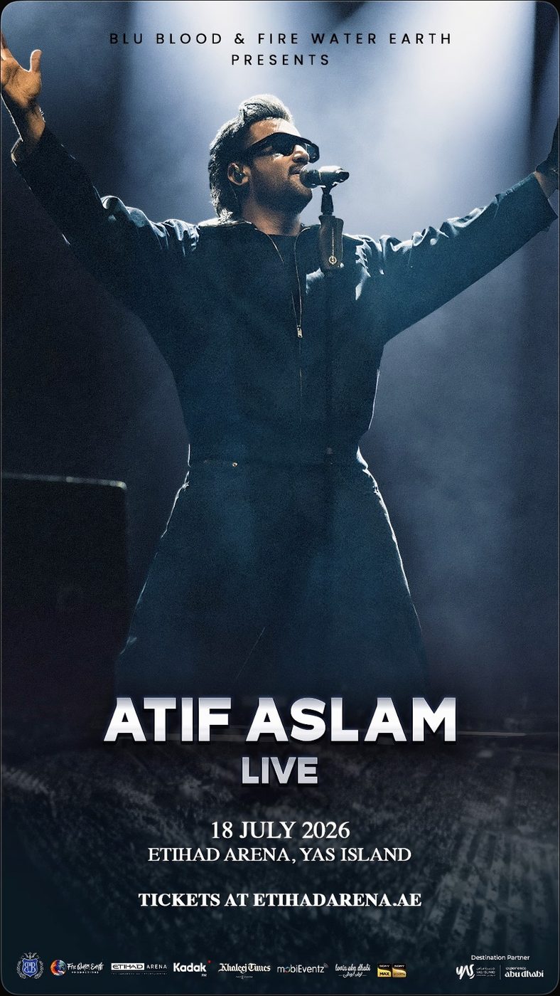 Atif Aslam Live, Etihad Arena, Yas Island