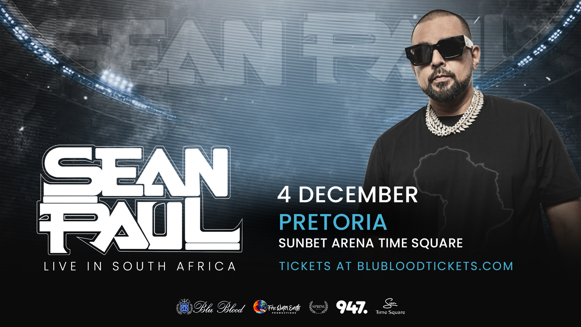 Sean Paul, Live in South Africa, Pretoria, 4 December, Sunbet Arena Time Square